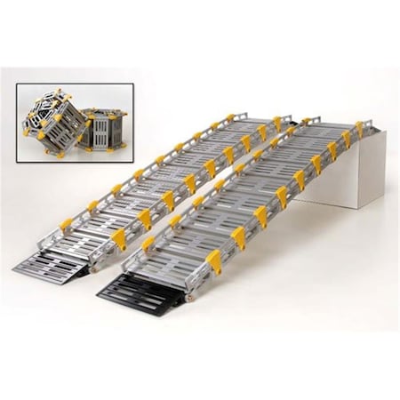 Roll-A-Ramp Roll-A-Ramp A11206A19 Wide Twin Track Ramp  7 Ft Long x 12 Inch A11206A19